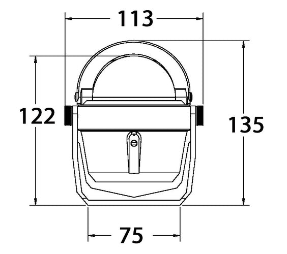 Ritchie Angler RA91 kompassi