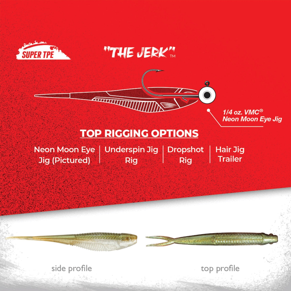 Rapala CrushCity The Jerk 13 cm jigi 5 kpl/pkt