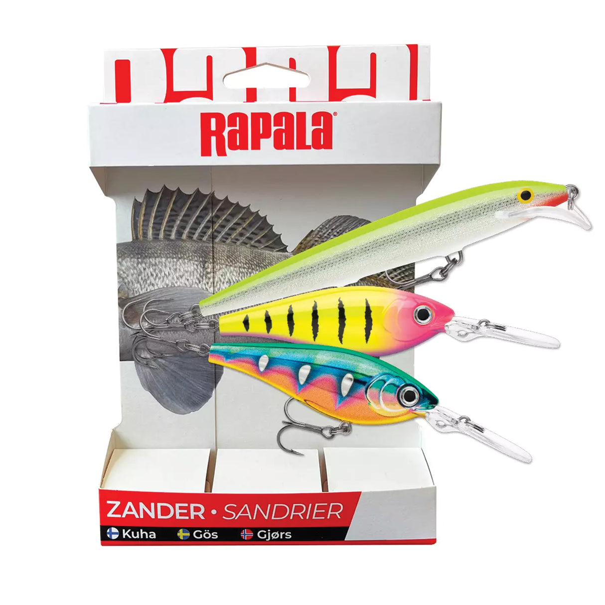Rapala Essentials Zander Trolling Cloudy 2.0 viehelajitelma