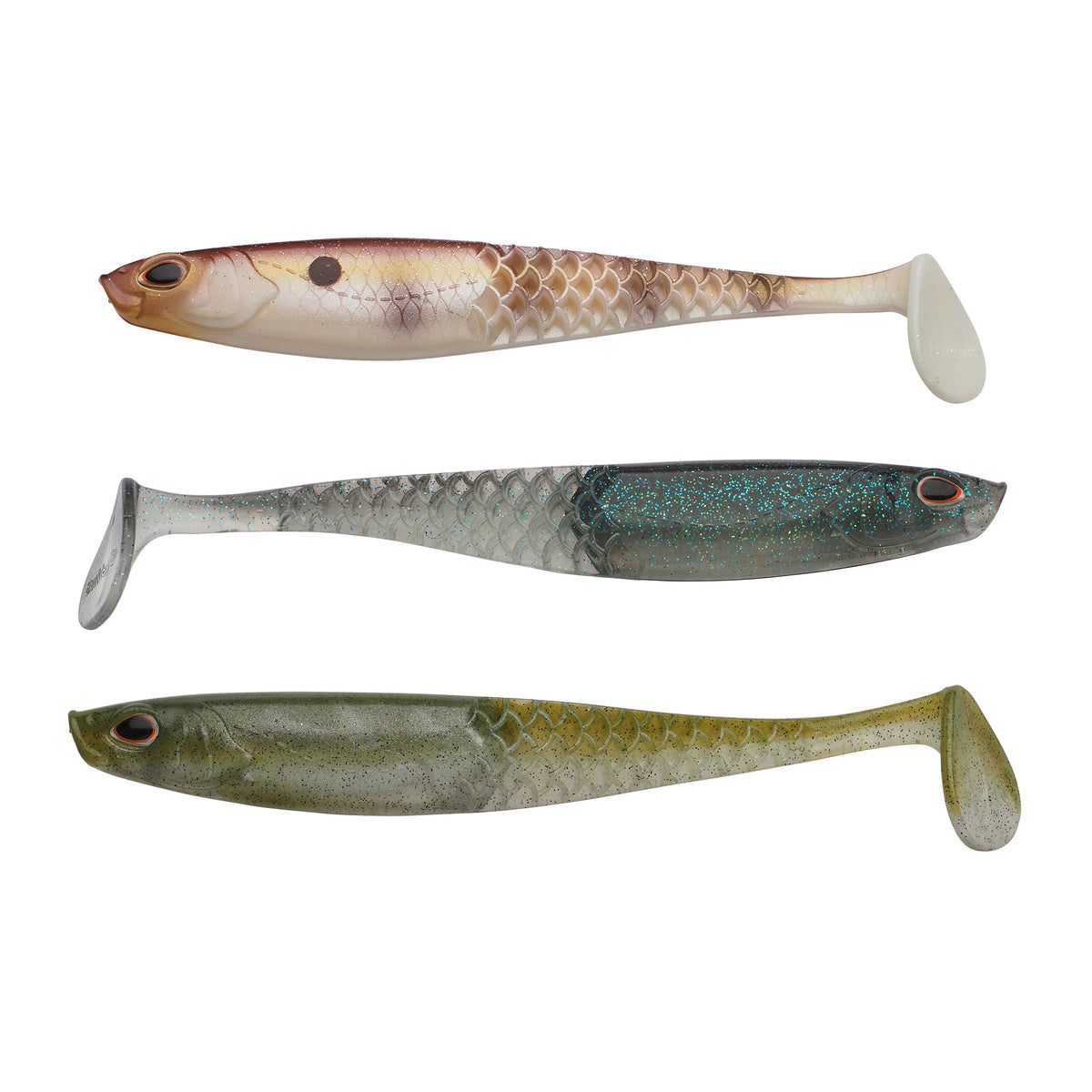 Berkley Cullshad Slim Clear Water Mix 15 cm jigi 3 kpl/pkt