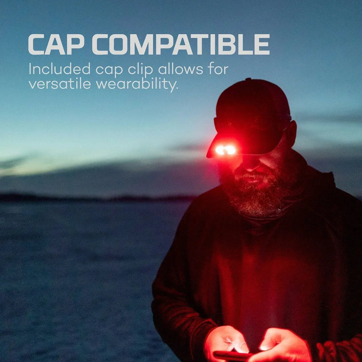 NEBO Mycro 500+ ladattava otsalamppu 500 lm - Happy Angler