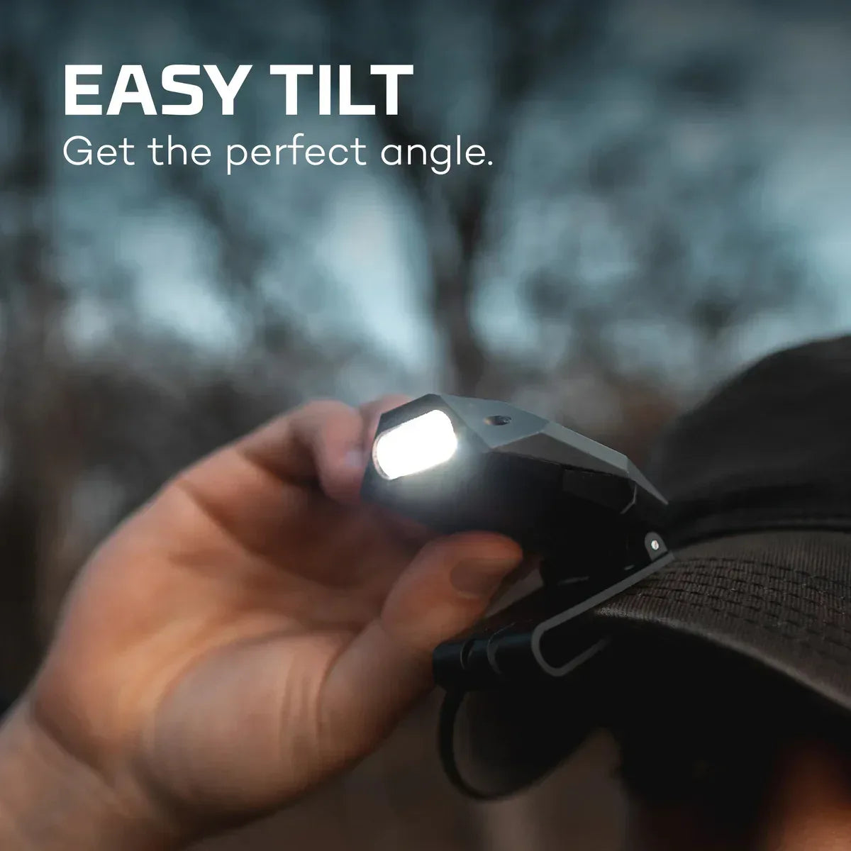 NEBO Einstein Cap 100 ladattava lippisvalo 100 lm - Happy Angler