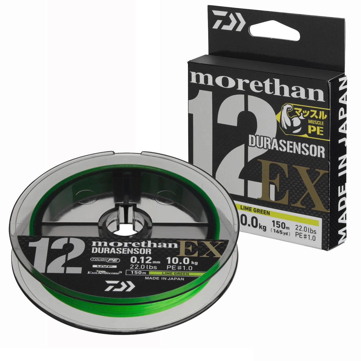 Daiwa Morethan 12 Braid Durasensor 150 m kuitusiima
