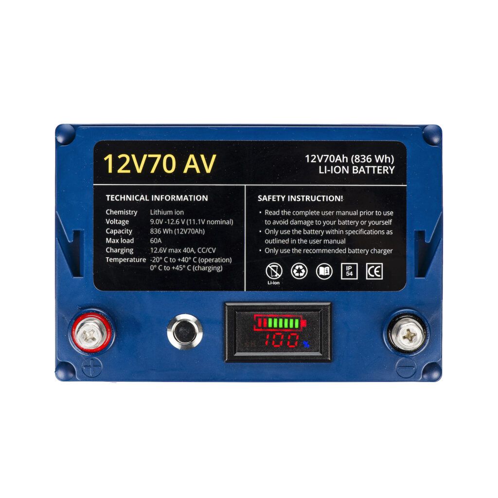 Rebelcell 12V 70 Ah litiumakku