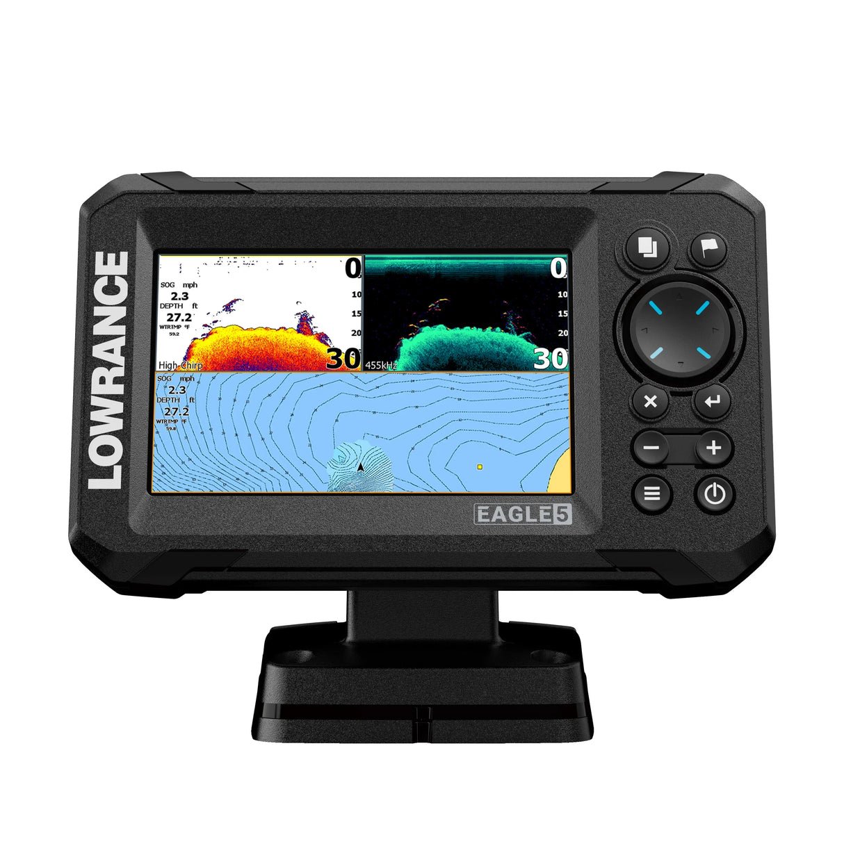 Lowrance Eagle 5 yhdistelmälaite + SplitShot HD anturi - Happy Angler