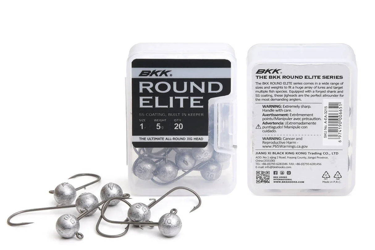 BKK Round Elite Classic 7 g jigipää 20 kpl/pkt - Happy Angler