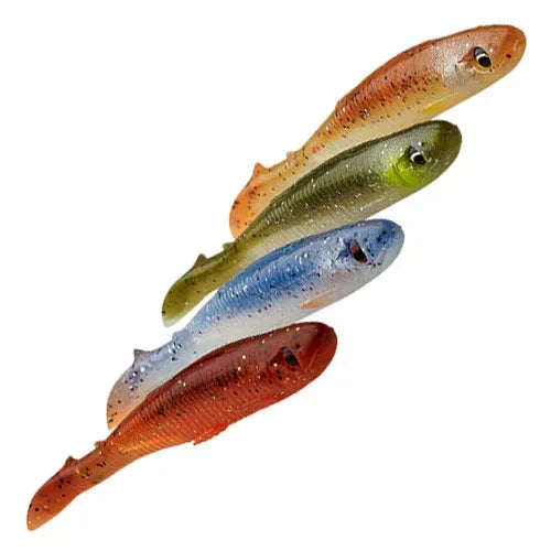 Savage Gear Slender Scoop Shad Clear Water Mix 11 cm 4 kpl/pkt - Happy Angler