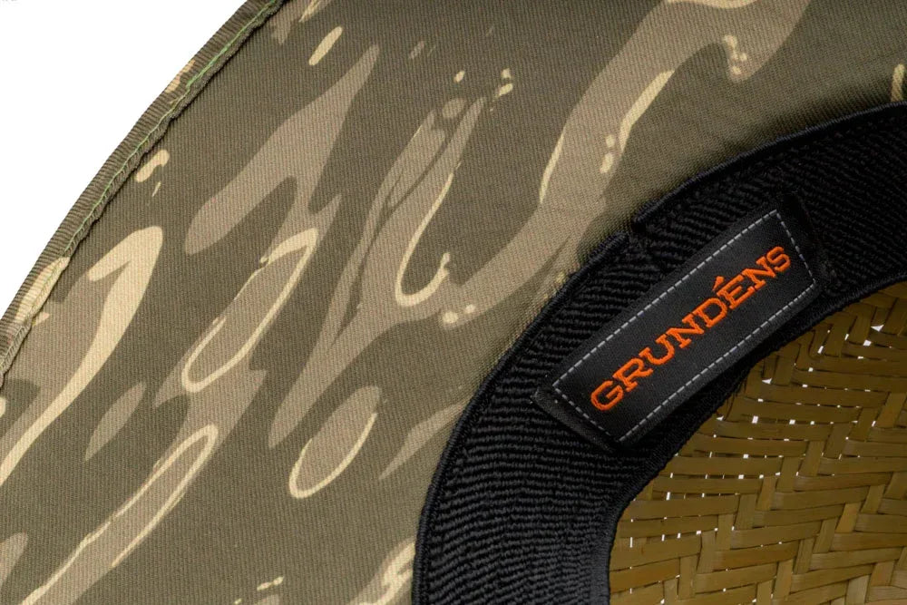 Grundens Waterman Straw Hat hellehattu - Happy Angler