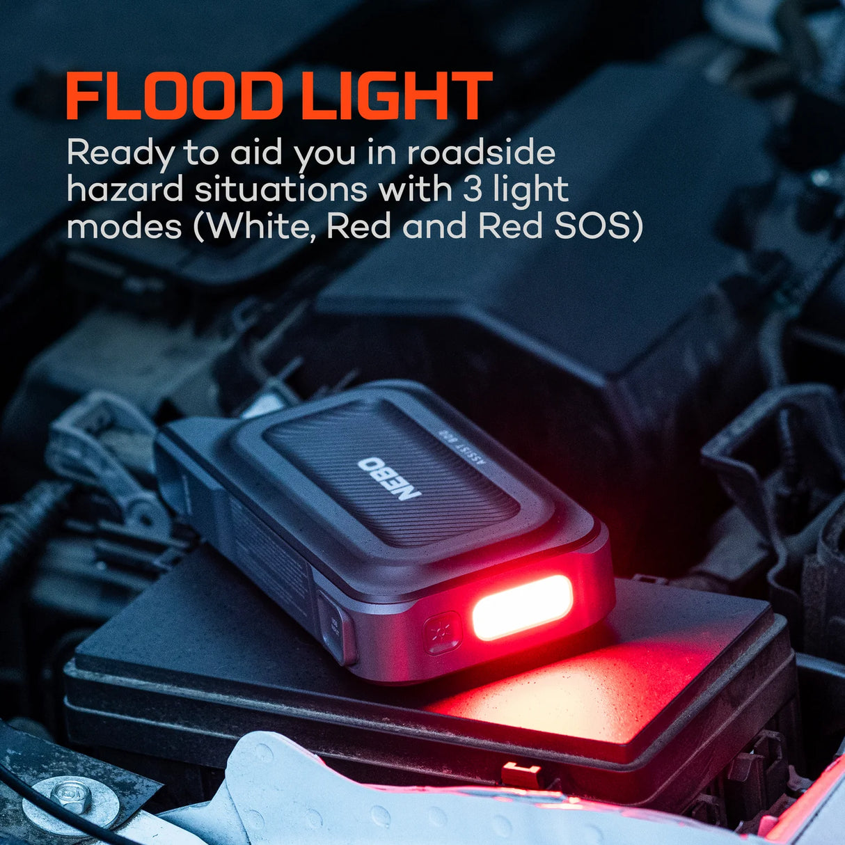 NEBO Assist 800 Jump Starter apukäynnistin + virtalähde