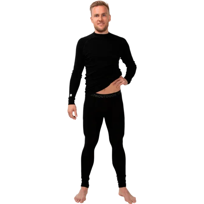 North Outdoor Active 210 merinovilla miesten aluskerraston housut - Happy Angler