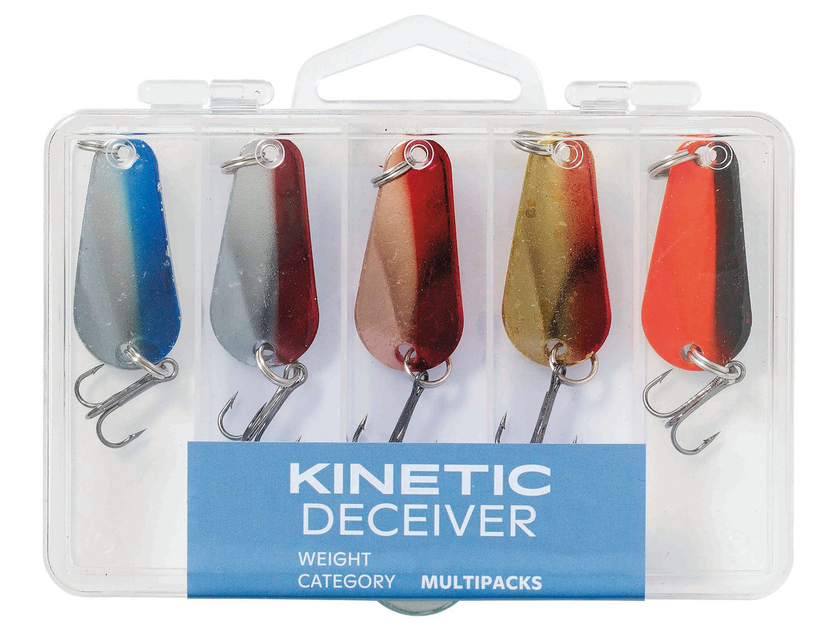 Kinetic Deceiver 9 g lusikkauistin 5 kpl/pkt
