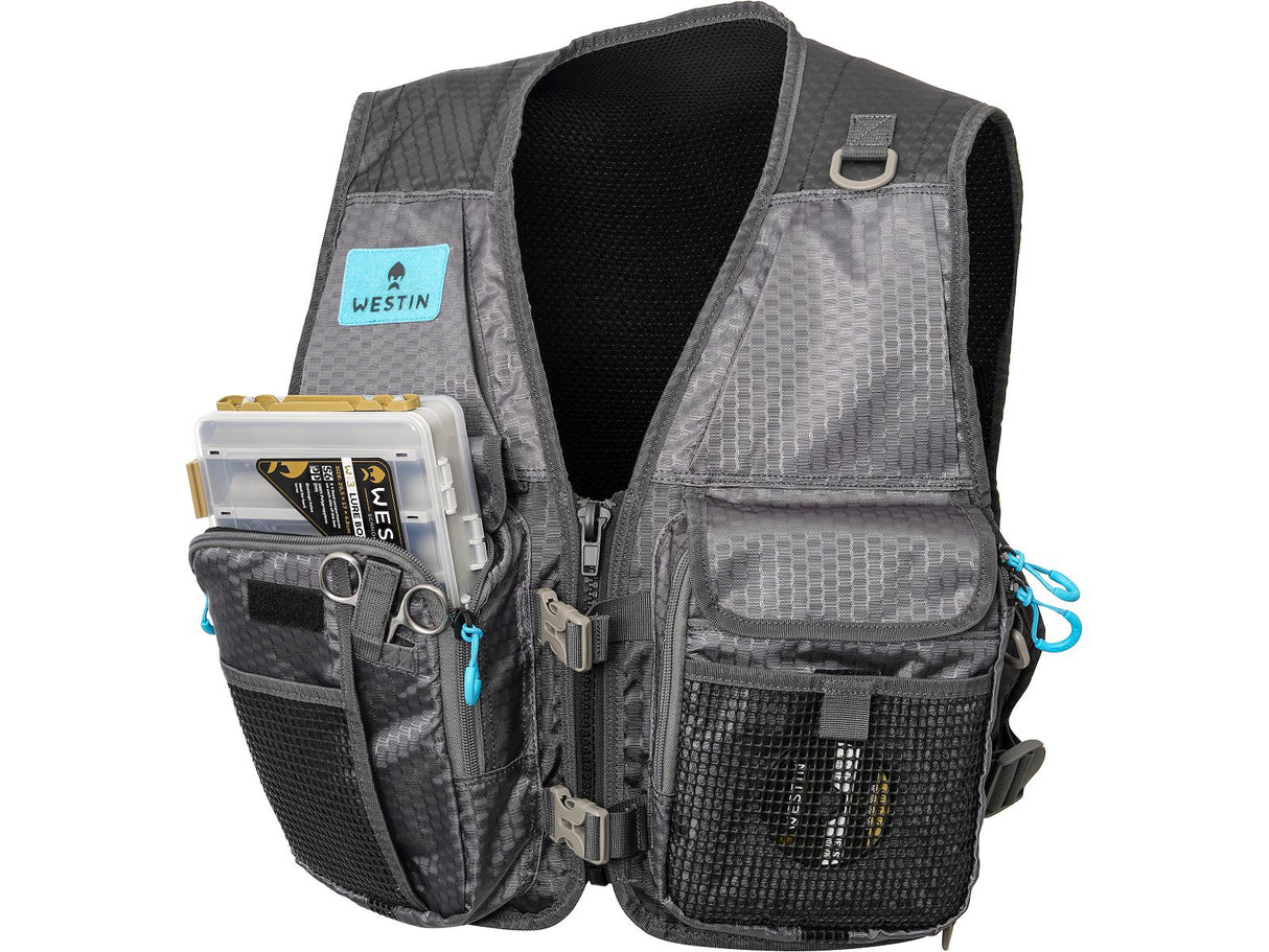 Westin W4 HD Fishing Vest kalastusliivi + 2 rasiaa