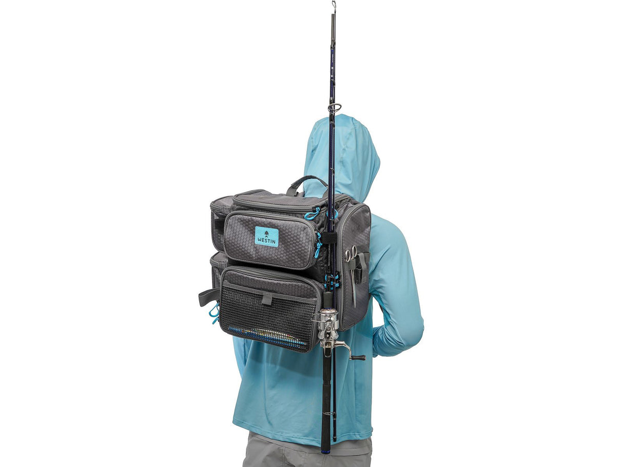 Westin W4 HD Rucksack kalastusreppu + 3 rasiaa