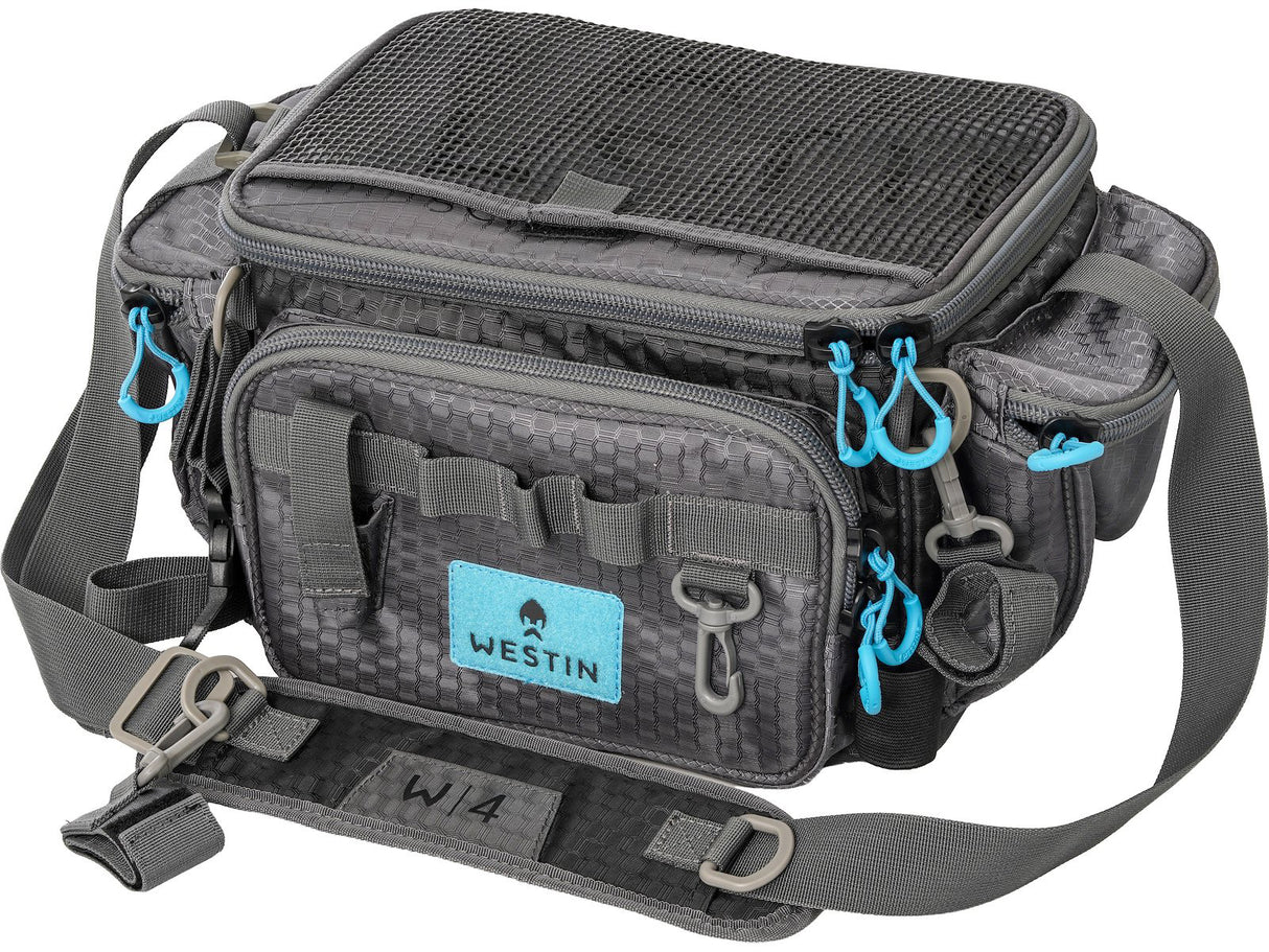 Westin W4 HD Lure Bag vieherasialaukku + 3 rasiaa