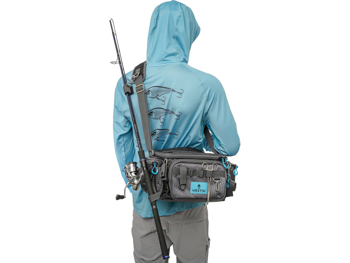 Westin W4 HD Lure Bag vieherasialaukku + 3 rasiaa