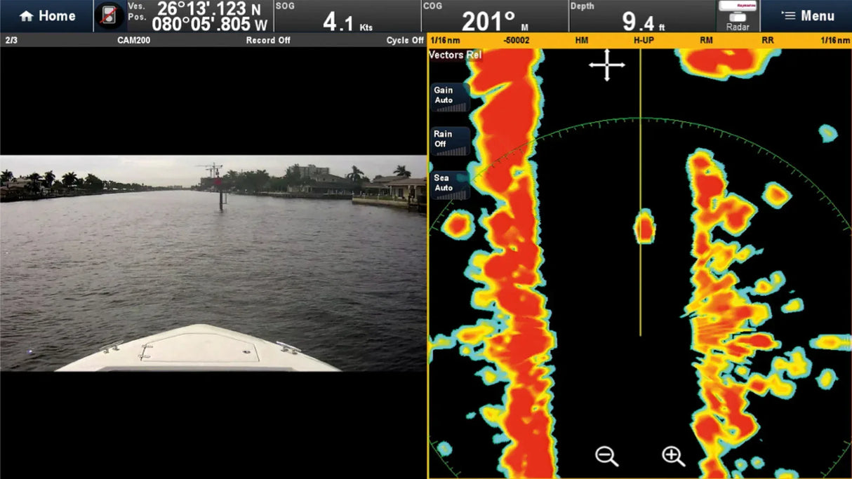 Raymarine Quantum 2 Q24D Doppler 18" Wi-Fi tutka + virtakaapeli + datakaapeli - Happy Angler