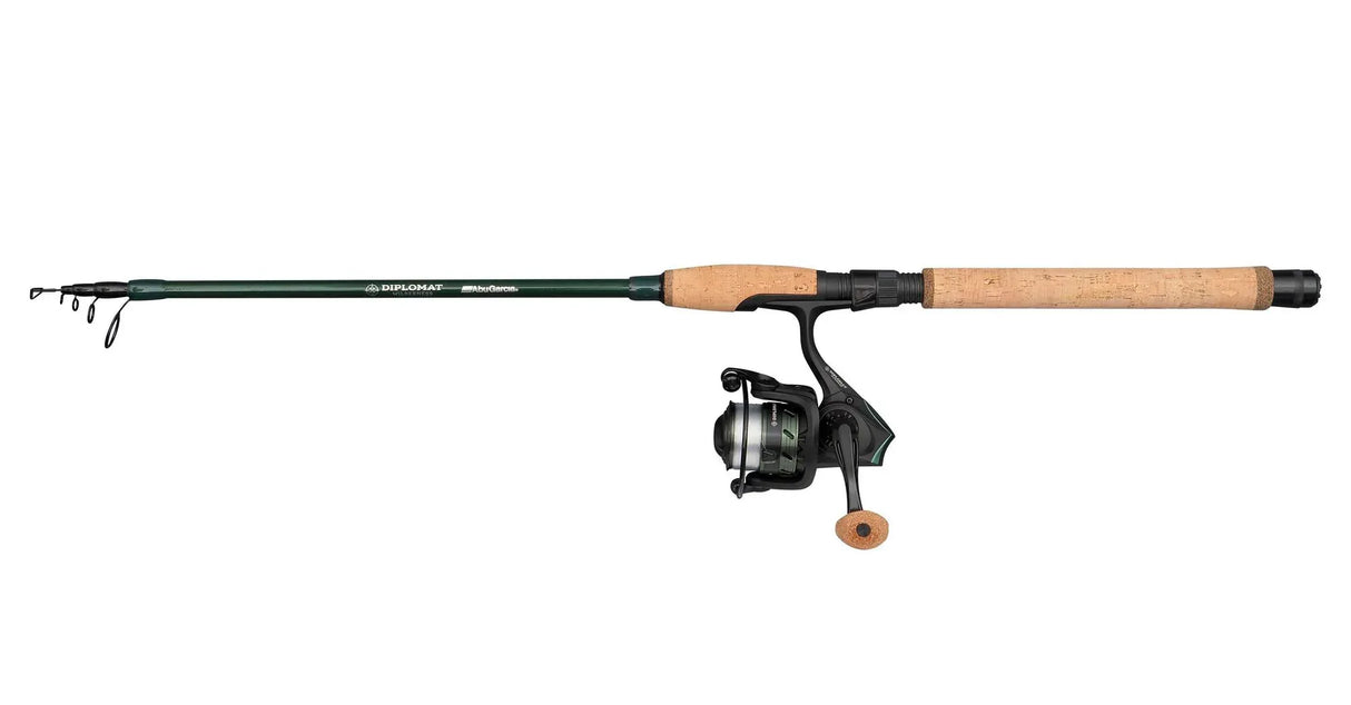 Abu Garcia Diplomat Wilderness Survival Tele avokelasetti ja tarvikkeet - Happy Angler