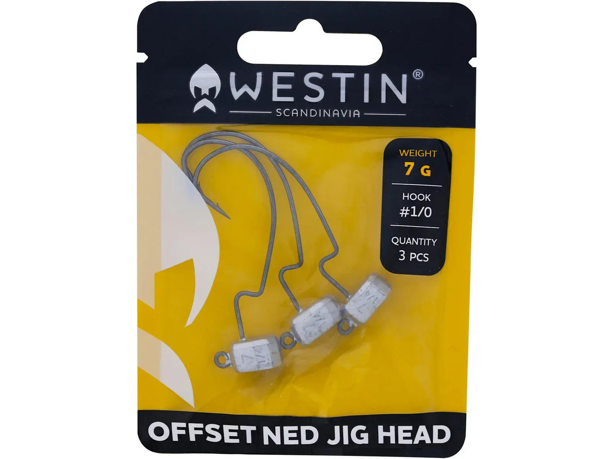 Westin Offset NED jigipää 10 g 3 kpl/pkt - Happy Angler