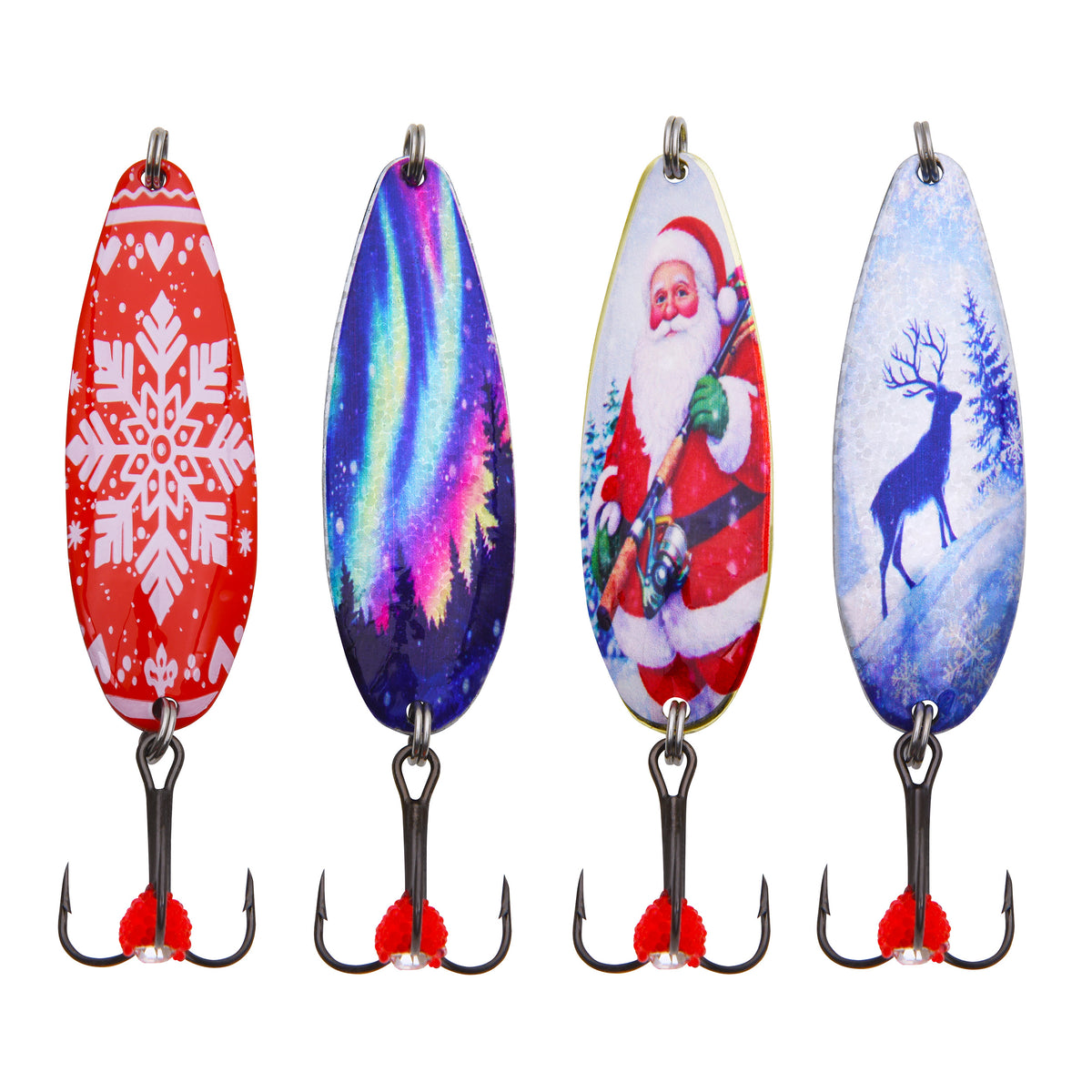 Santa Lures lusikkalajitelma 4 kpl/pkt