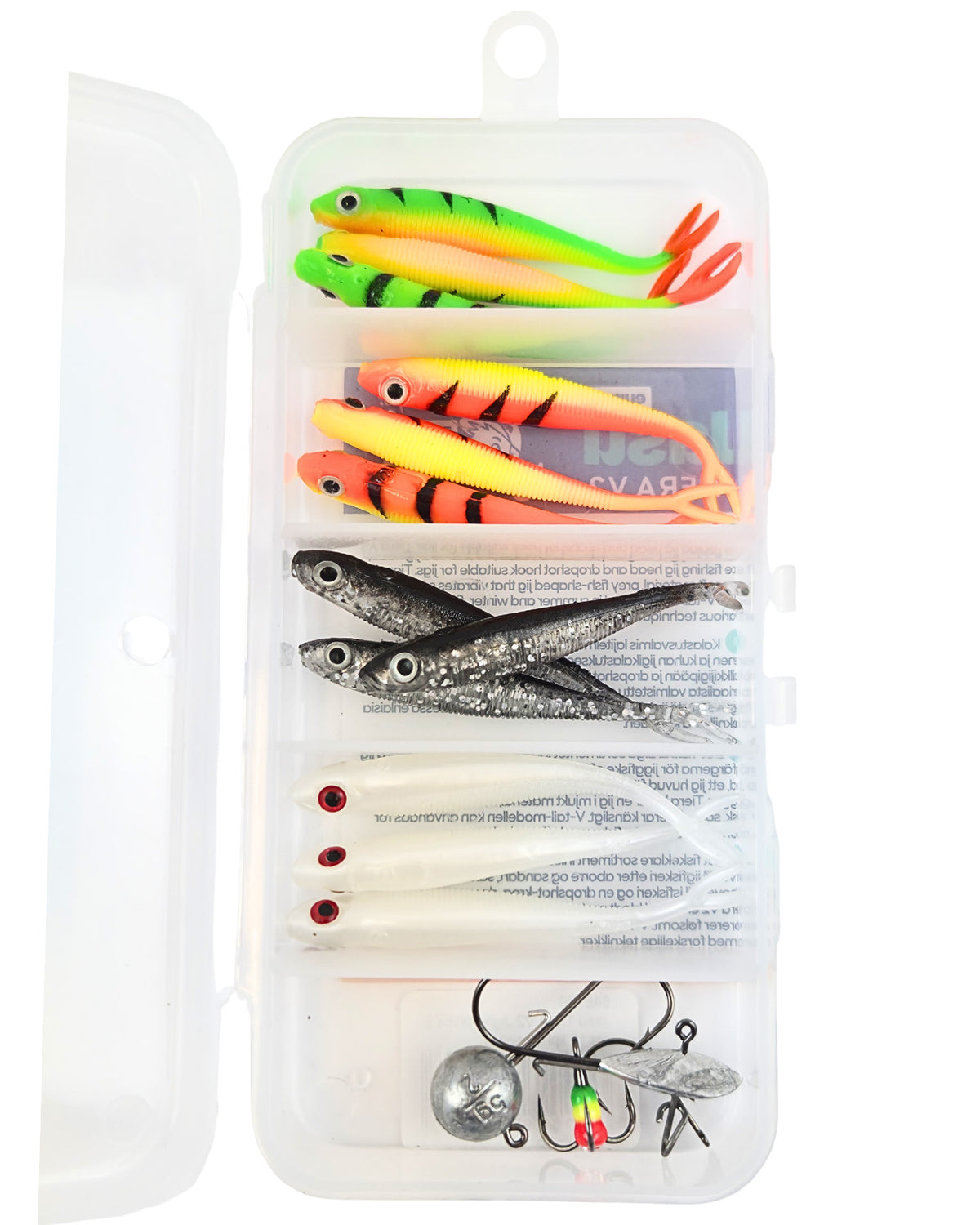 Jasu Tiera V2 6 cm jigilajitelma 12 kpl + jigipäät