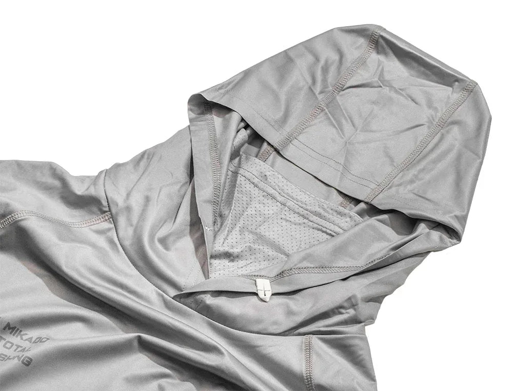 Mikado UPF50+ kalastuspaita hupulla - Happy Angler