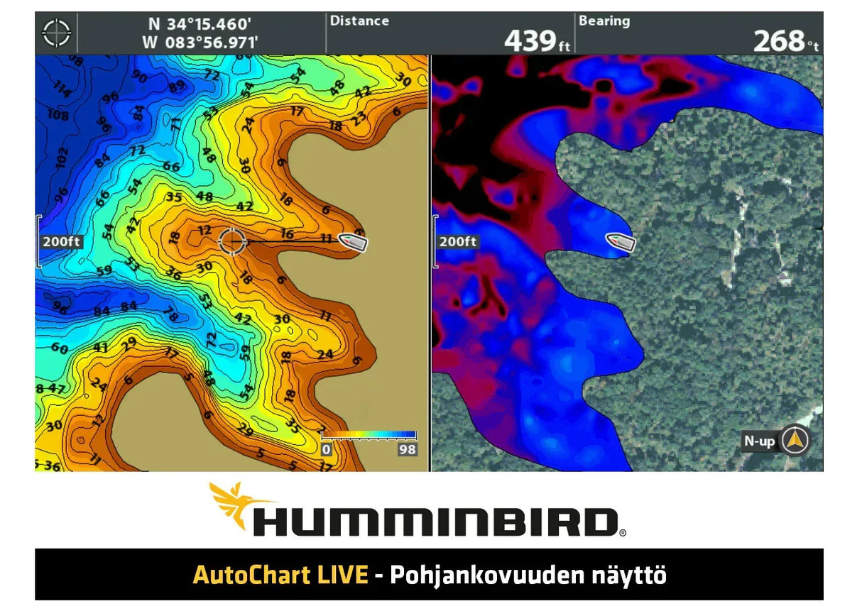 Humminbird APEX 19 MEGA SI+ yhdistelmälaite (ei anturia) - Happy Angler