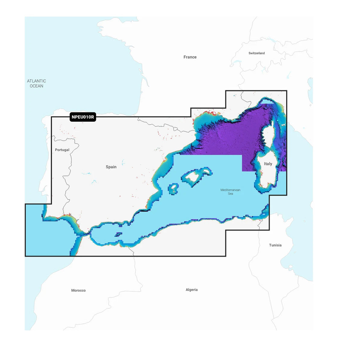 Navionics Platinum+ NPEU010R Espanja, Välimeren rannikko karttakortti