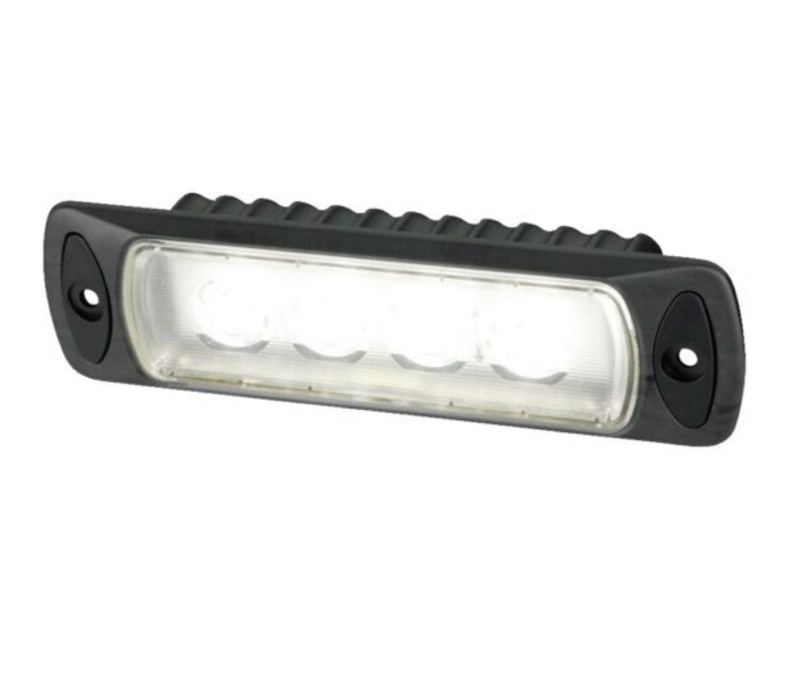 Hella Marine Sea Hawk R LED kansivalo musta