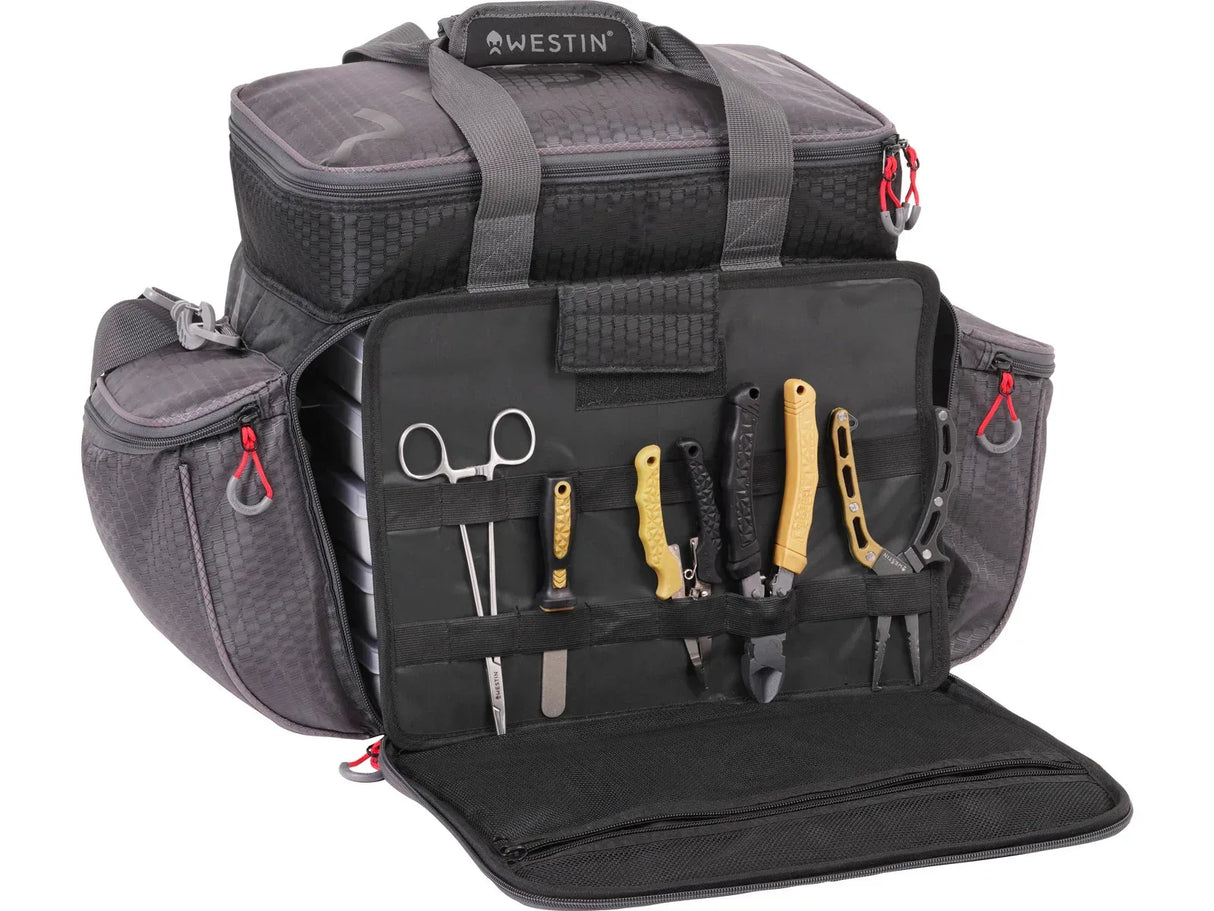 Westin W4 Master Lure Bag vieherasialaukku + 5 rasiaa - Happy Angler