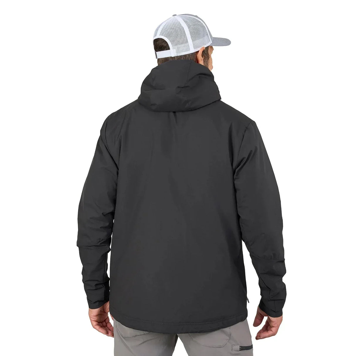 Grundens Turbulence Hybrid Hoodie Black huppari / takki - Happy Angler