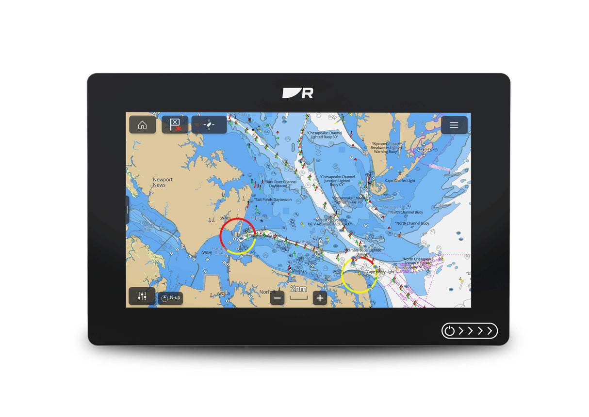 Raymarine AXIOM 2 9" yhdistelmälaite ilman anturia + Pohjois-Euroopan kartta