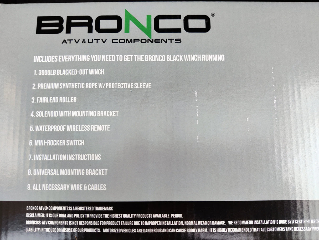 Bronco Black Edition 3500 sähkövinssi - Happy Angler