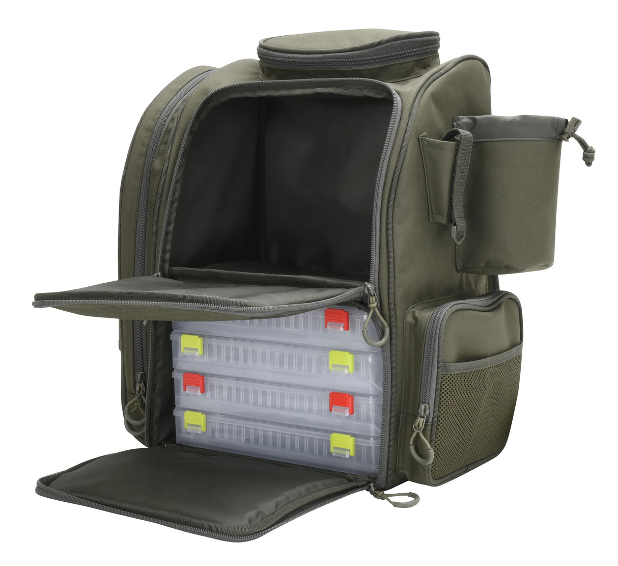 Patriot Tackle System kalastusreppu + 4 rasiaa - Happy Angler