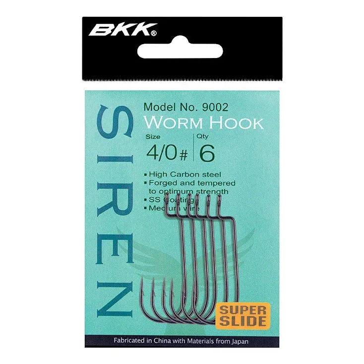 BKK Siren Worm Hook koukku - Happy Angler
