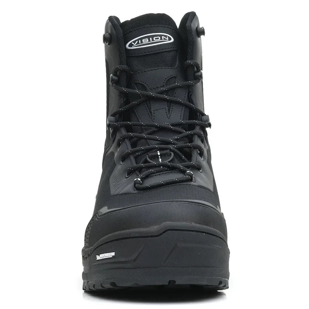 Vision Musta Michelin kahluukengät - Happy Angler