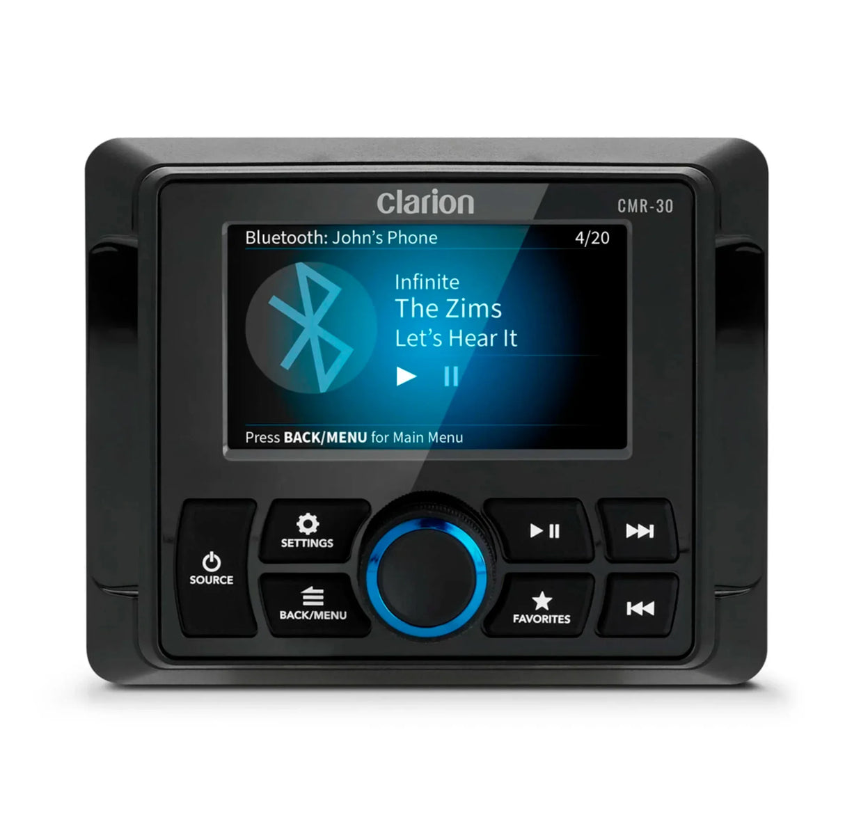 Clarion Marine CMR-30 Wired Remote - Happy Angler