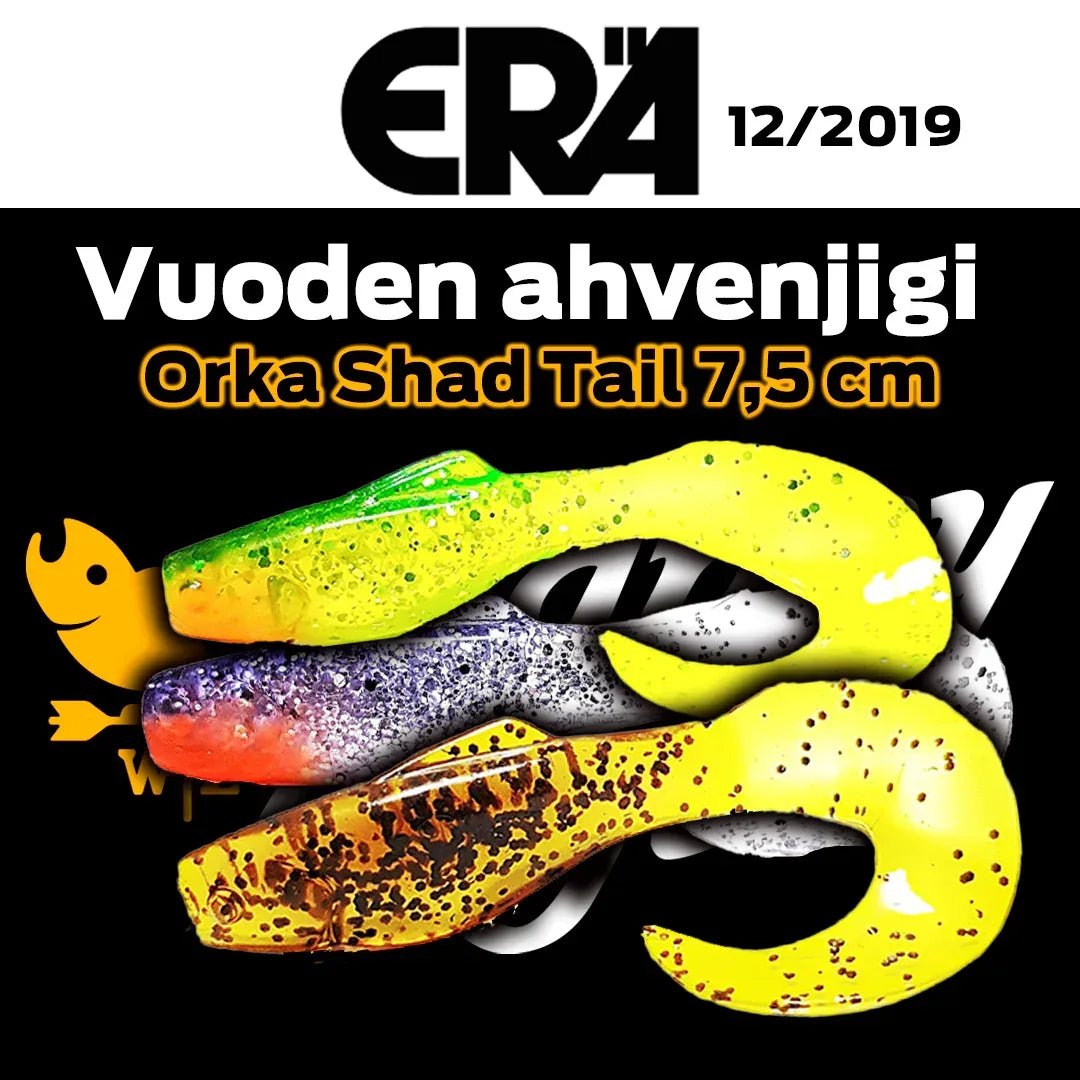 Orka Shad Tail 7,5 cm jigi 5kpl/pkt - Happy Angler