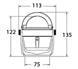Ritchie Explorer B-51W kompassi valkoinen