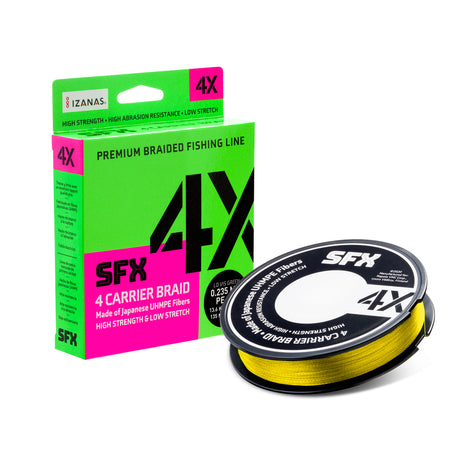 Sufix SFX 4X Braid Hot Yellow 3200 m kuitusiima