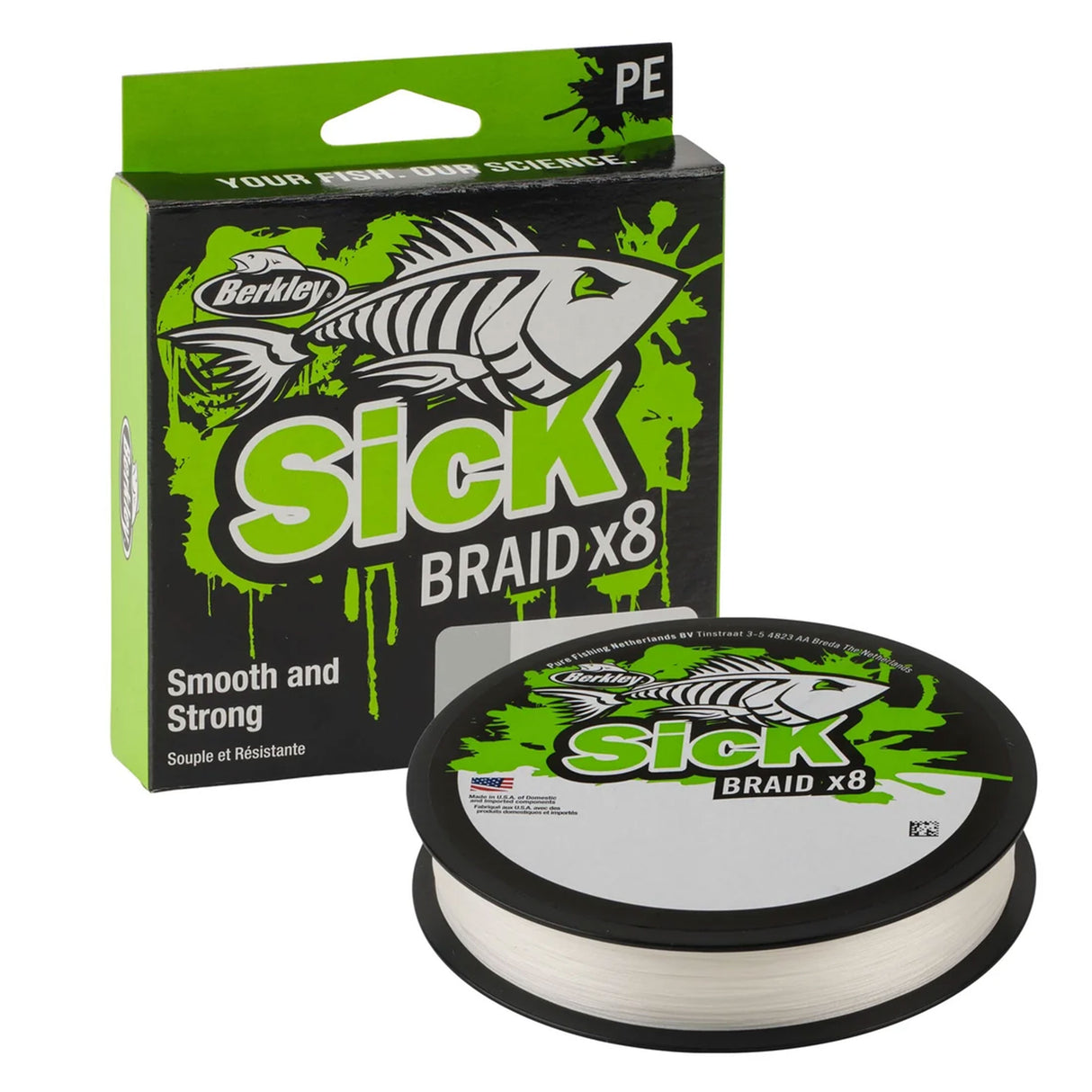 Berkley Sick Braid X8 White 300 m kuitusiima
