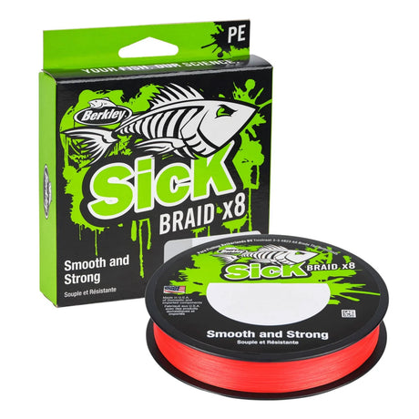 Berkley Sick Braid X8 Red 300 m kuitusiima