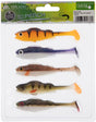 Mikado Real Fish Perch 8 cm jigi 5 kpl/pkt - Happy Angler