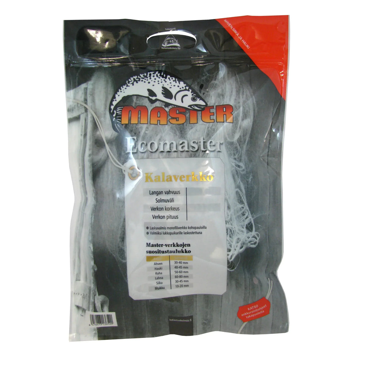 Master Ecomaster kalaverkko 1,8m x 30 m - Happy Angler