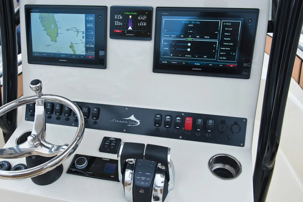 Garmin Reactor 40 Hydraulic autopilotti GHC 50 ohjausyksiköllä - Happy Angler