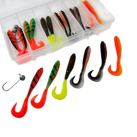 Jasu Kokko 9 cm jigilajitelma 18 kpl + jigipäät - Happy Angler
