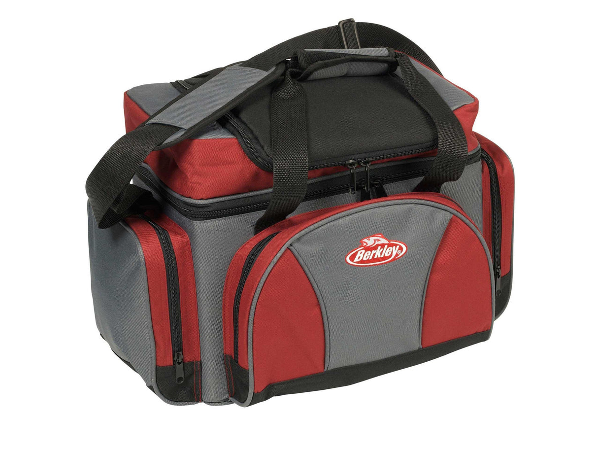 Berkley System Bag L Red vieherasialaukku + 4 rasiaa - Happy Angler