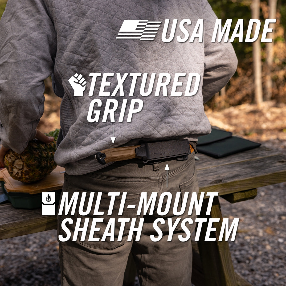 Gerber Strongarm Camp Magnacut veitsi