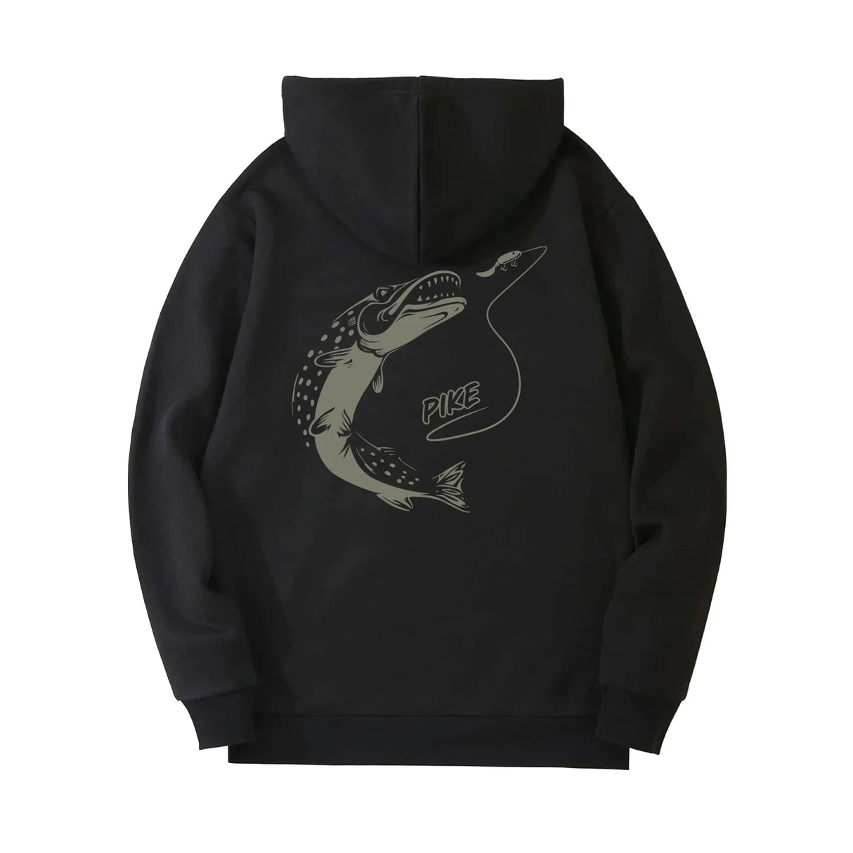 Fladen Black Pike vetoketjullinen huppari - Happy Angler