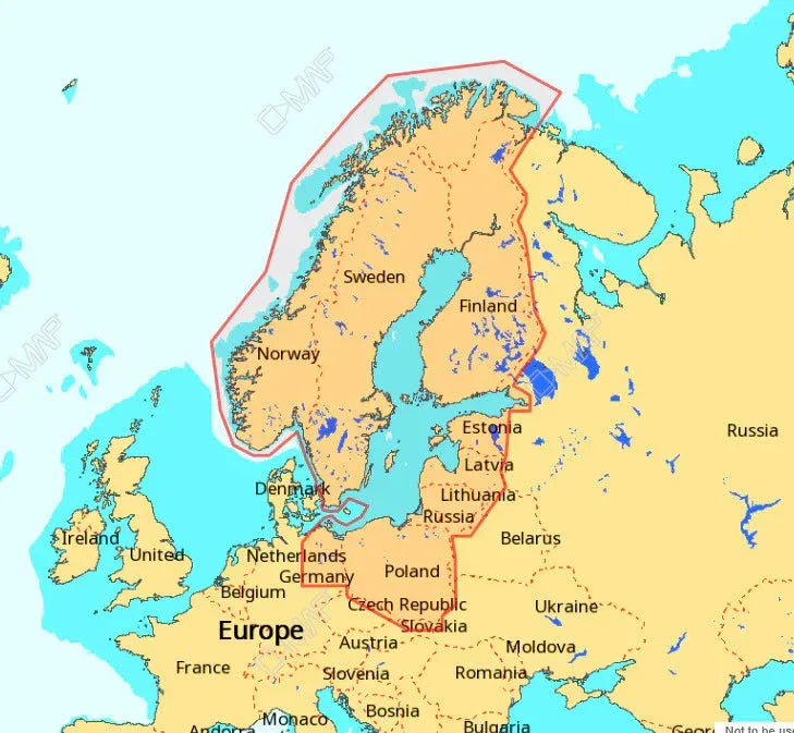 C-MAP Discover Itämeri karttakortti M-EN-Y055-MS - Happy Angler