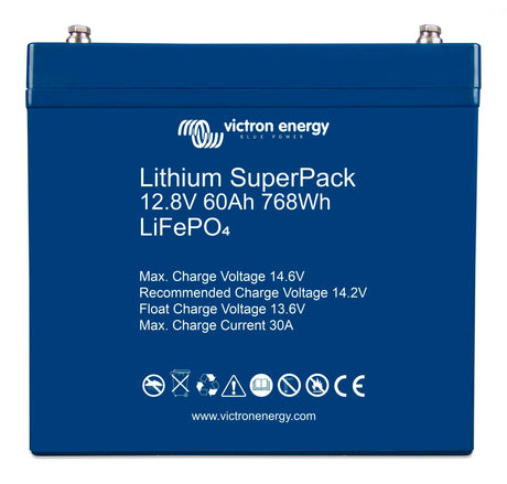 Victron Lithium SuperPack 12V 60 Ah litiumakku - Happy Angler